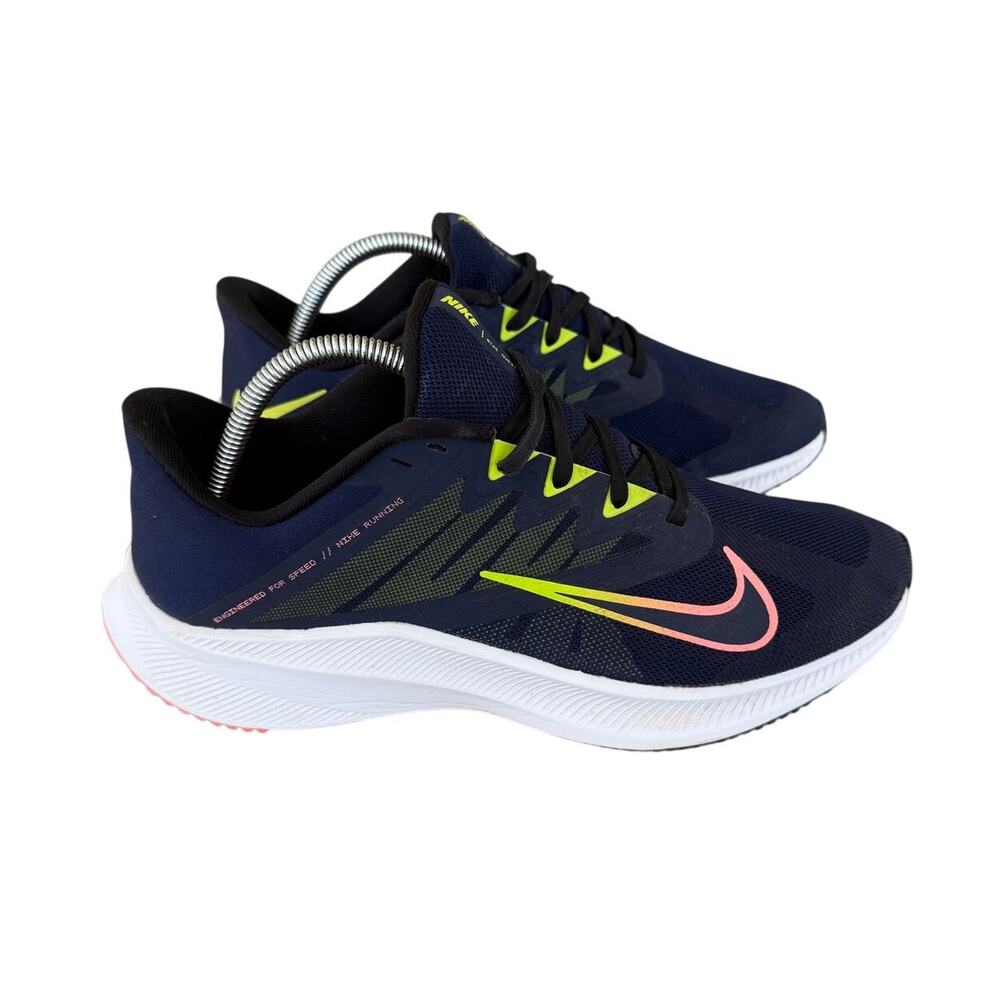 Nike Quest 3 Women's Running Shoes Blue/Sunset Pulse Sz 11